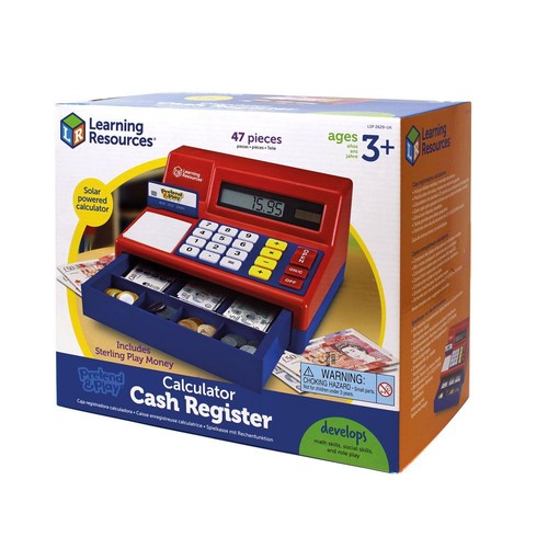 Children toy cash register - cash,