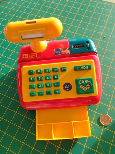 Till cash register - till,