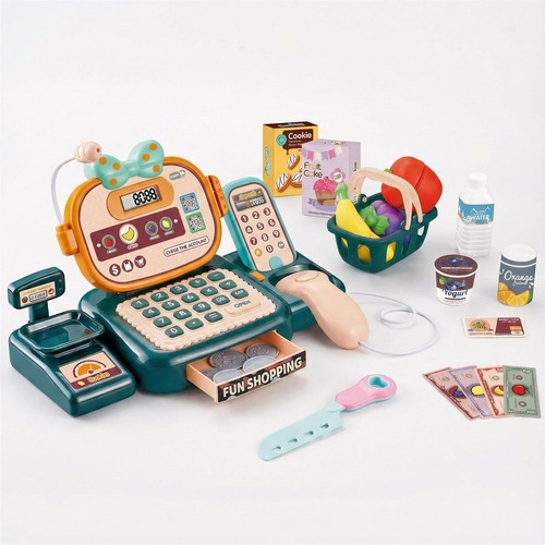 Kids electronic cash register - cash,