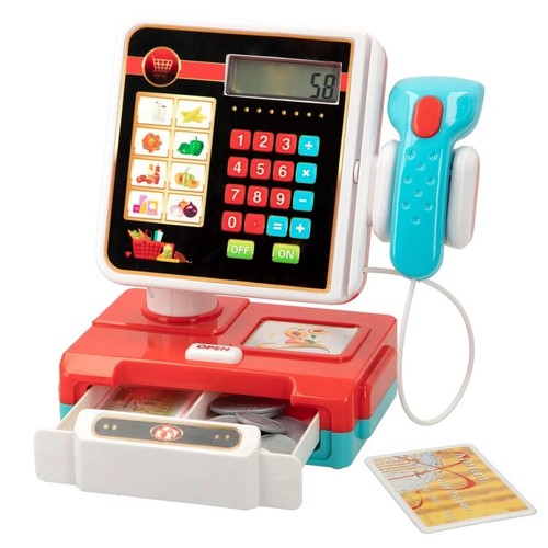 Red cash register - cash, kids