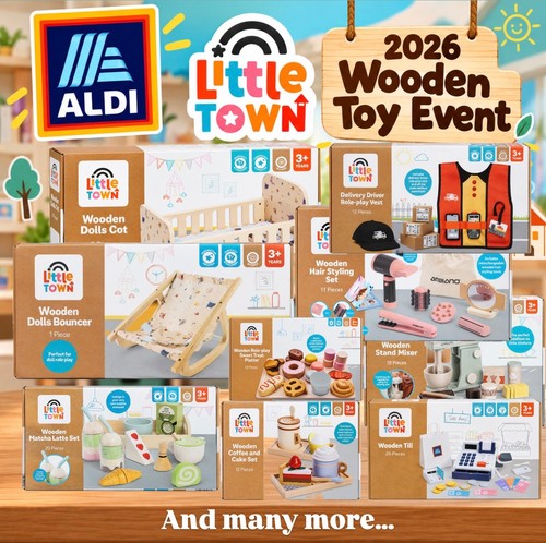 Aldi little town 2026 wooden - aldi,
