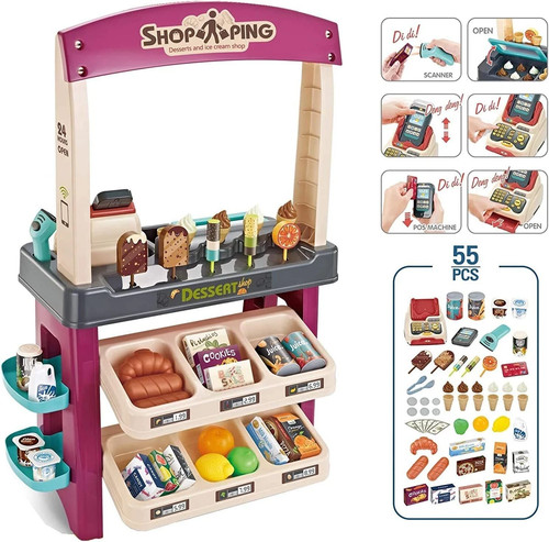 Kids ice cream shop - kids, set