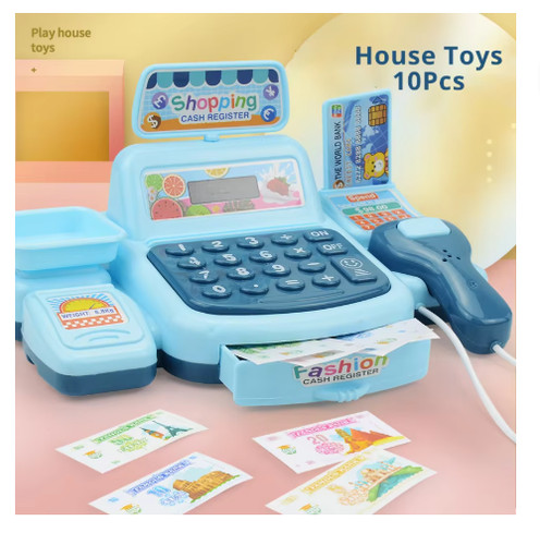 New cash register toy - new,