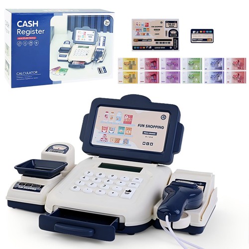 Plushcewt toy cash register - cash,