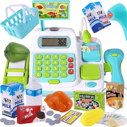 Kids till cash register - cash,