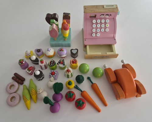 Toy van wooden ice - wooden, lolly