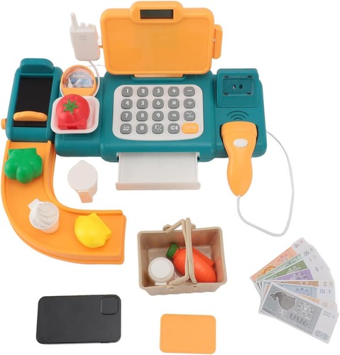 New cash register toy - cash,