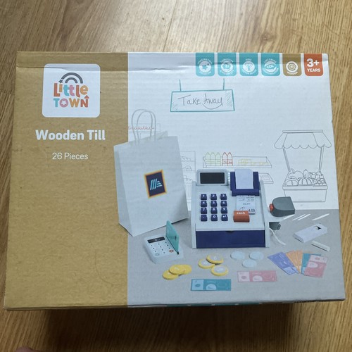 Aldi little town wooden - little,